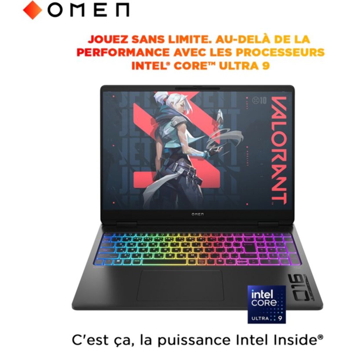 PC Gamer HP Omen 16" WQXGA 240Hz Intel Core Ultra 9 275HX Nvidia GeForce RTX 5070 32 Go RAM DDR5 SSD 1 To