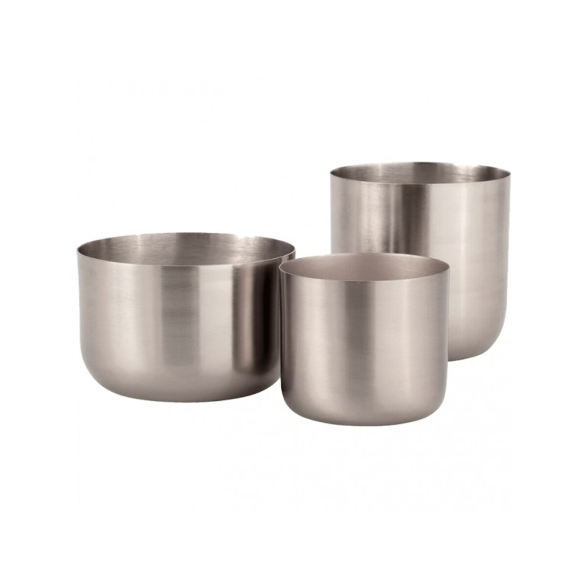 Bougie coupelle argenté H.9 cm - EPSILON 062