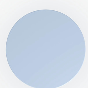 Table d'appoint de jardin en métal bleu pastel D45 cm  - Azuri