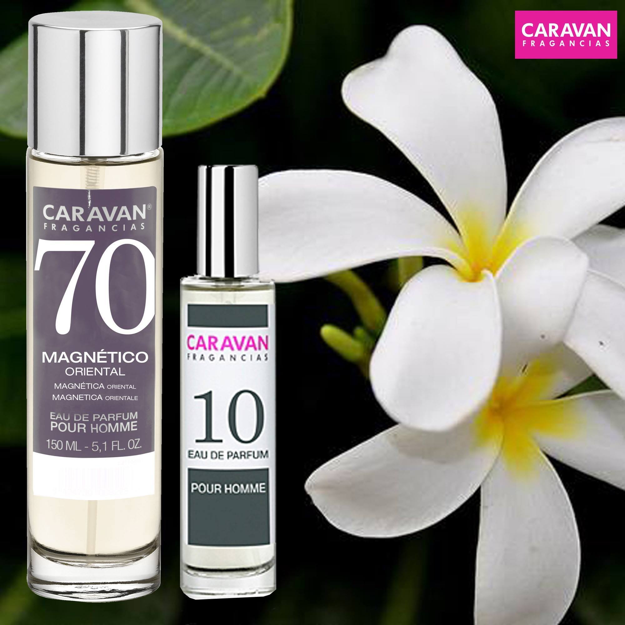 Caravan fragancias - caja de regalo con 2 perfumes: nº13 y nº7 de 150 ml, para hombre