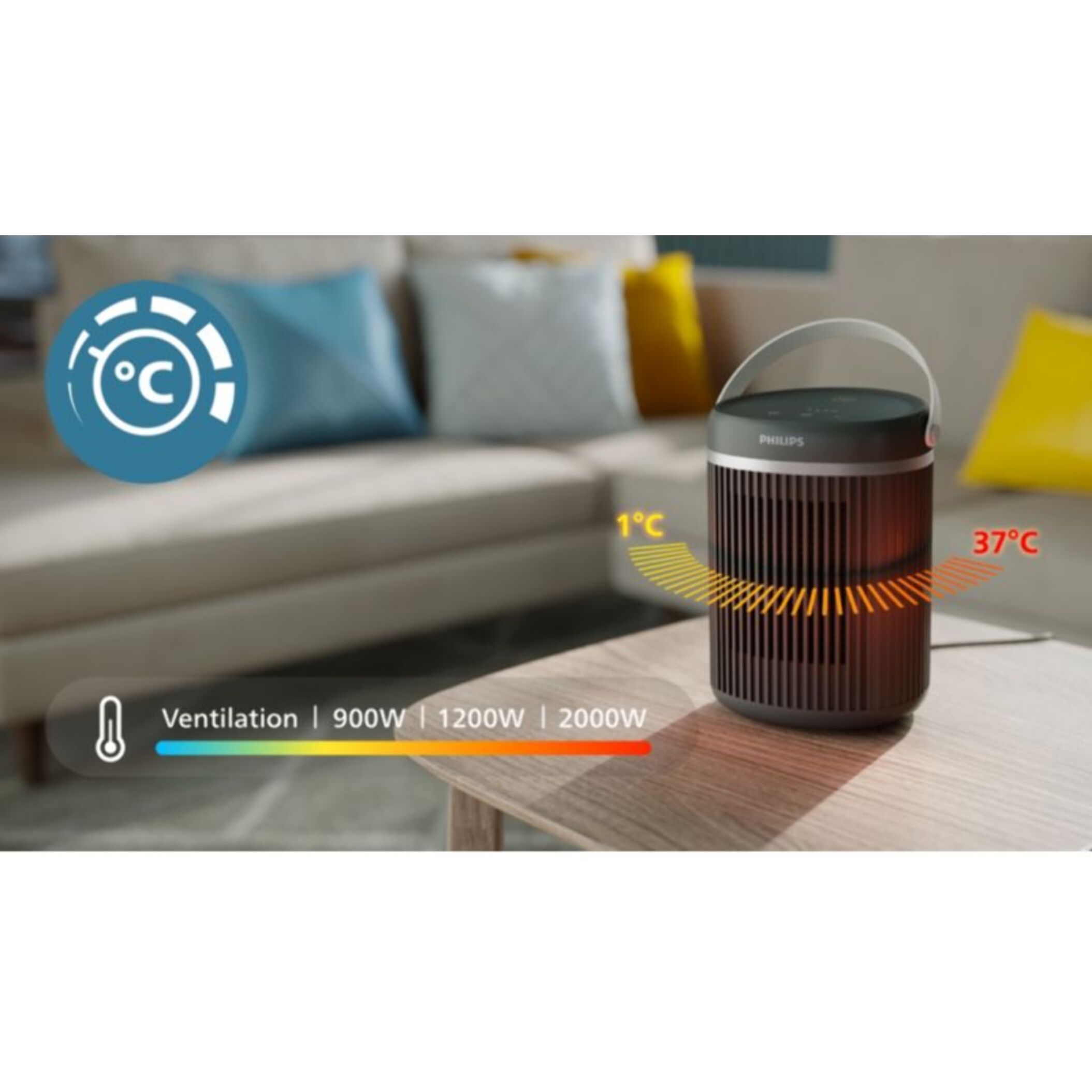 Chauffage soufflant PHILIPS CX3120/01