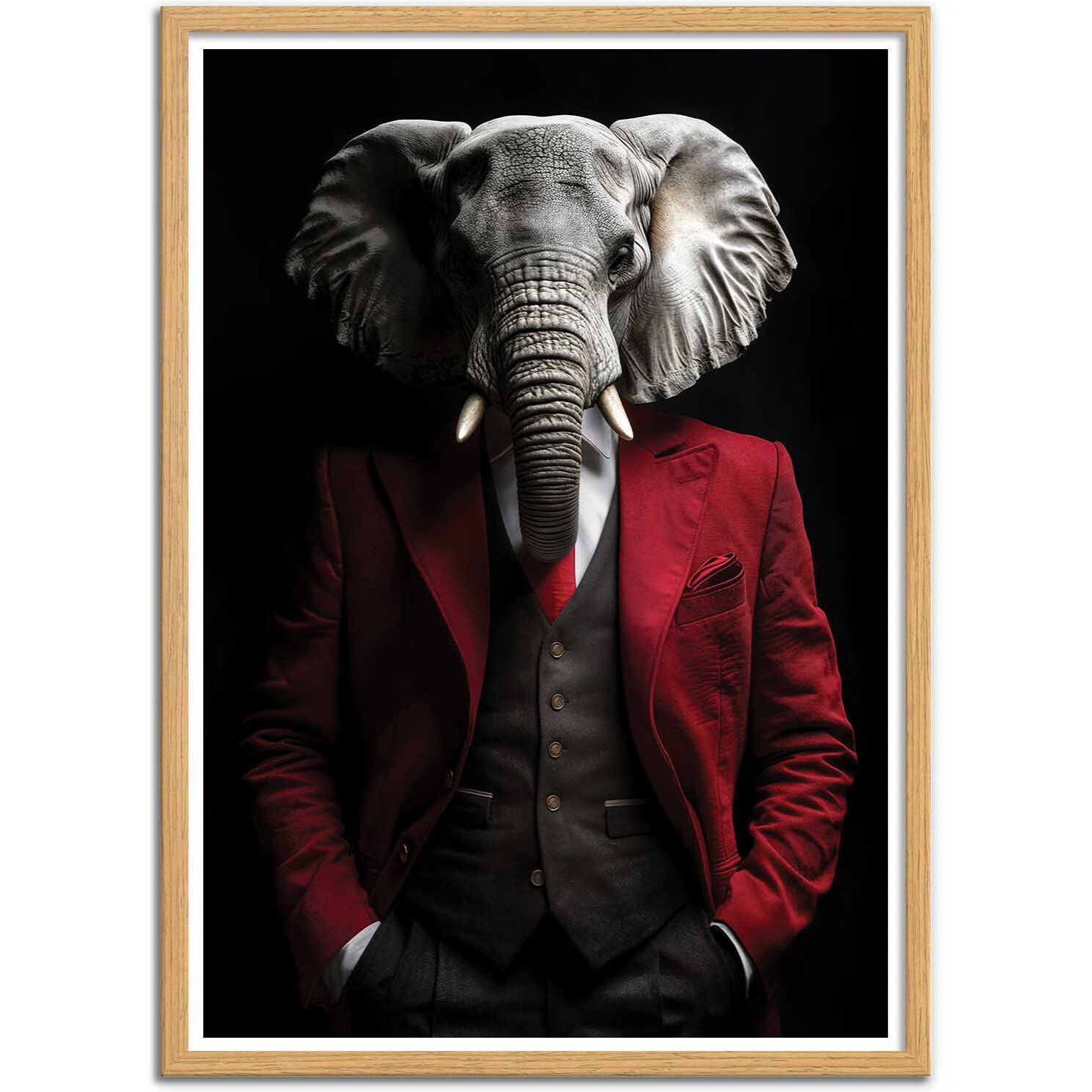 Affiche - Elephant Wild Suits - Philippe Hugonnard