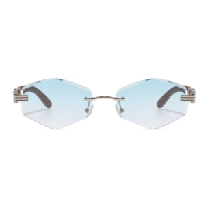 Gafas de Sol Feler 1819-3 Polarizadas de Madera Unisex 57 mm