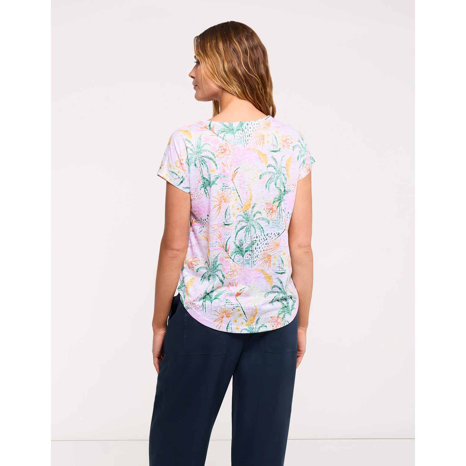 Camiseta Palmeras Multicolor - Triche