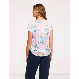 Camiseta Palmeras Multicolor - Triche