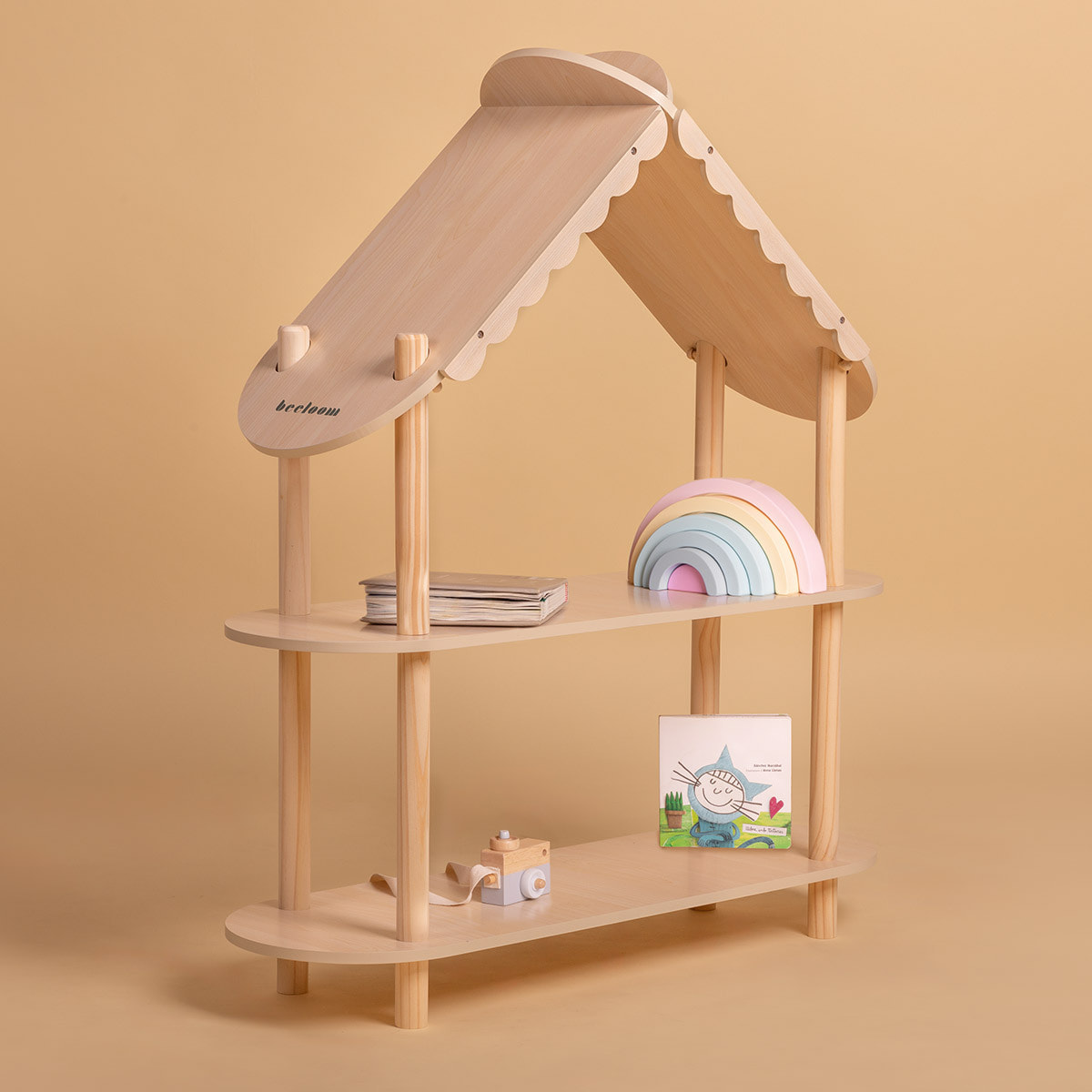 Estantería Montessori STORY HOUSE, diseño infantil para juguetes