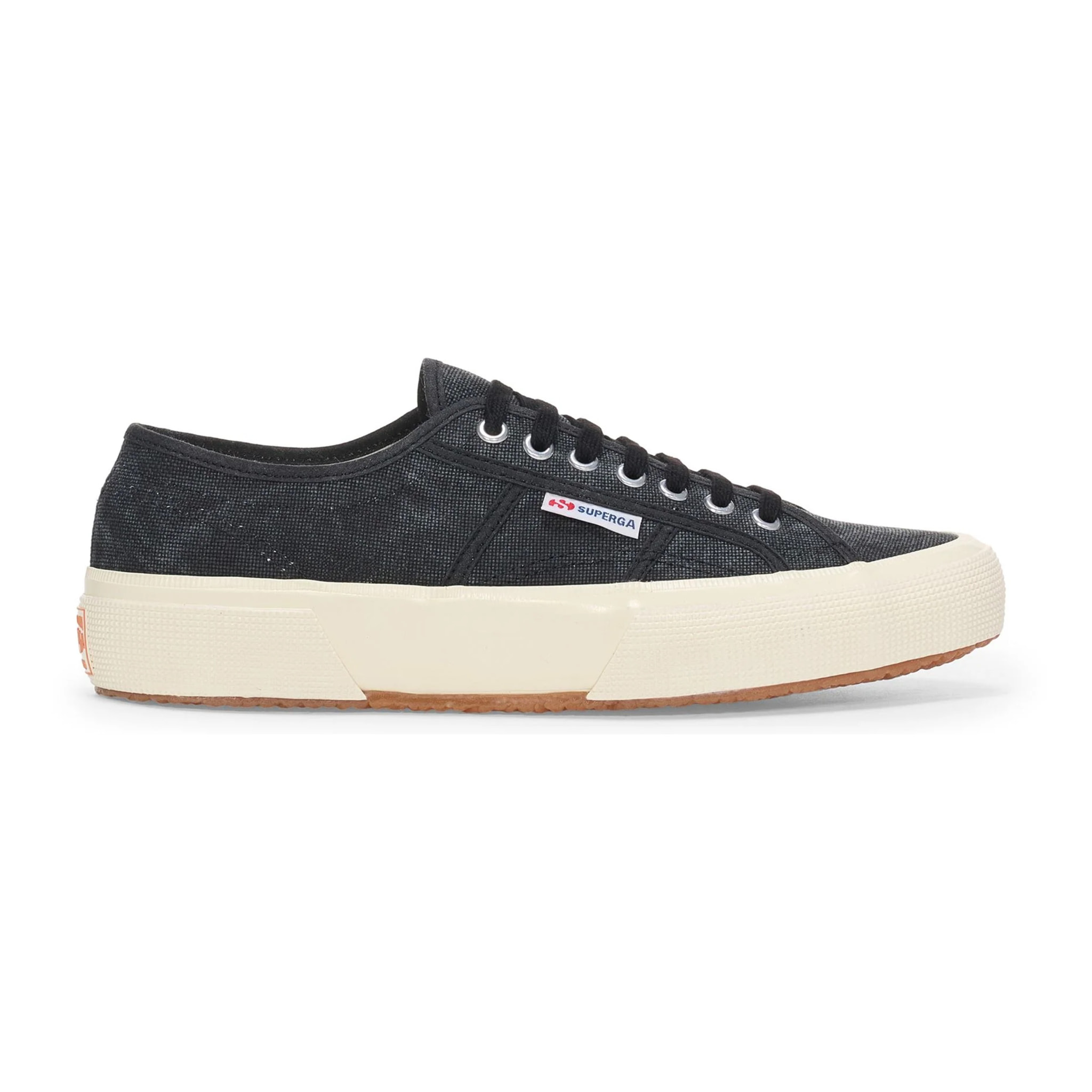 Superga - Uomo Donna Nero - 2750 Og Washed Cotton