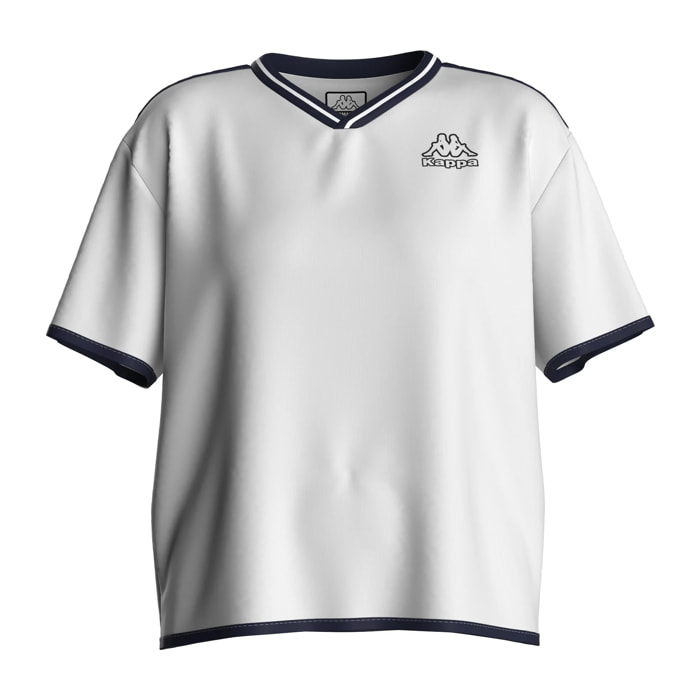 Kappa - Camisetas y tops Mujer Blanco - Logo Itlarv