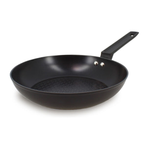 Poêle antiadhésive en aluminium noir 24cm - tous feux FIRST