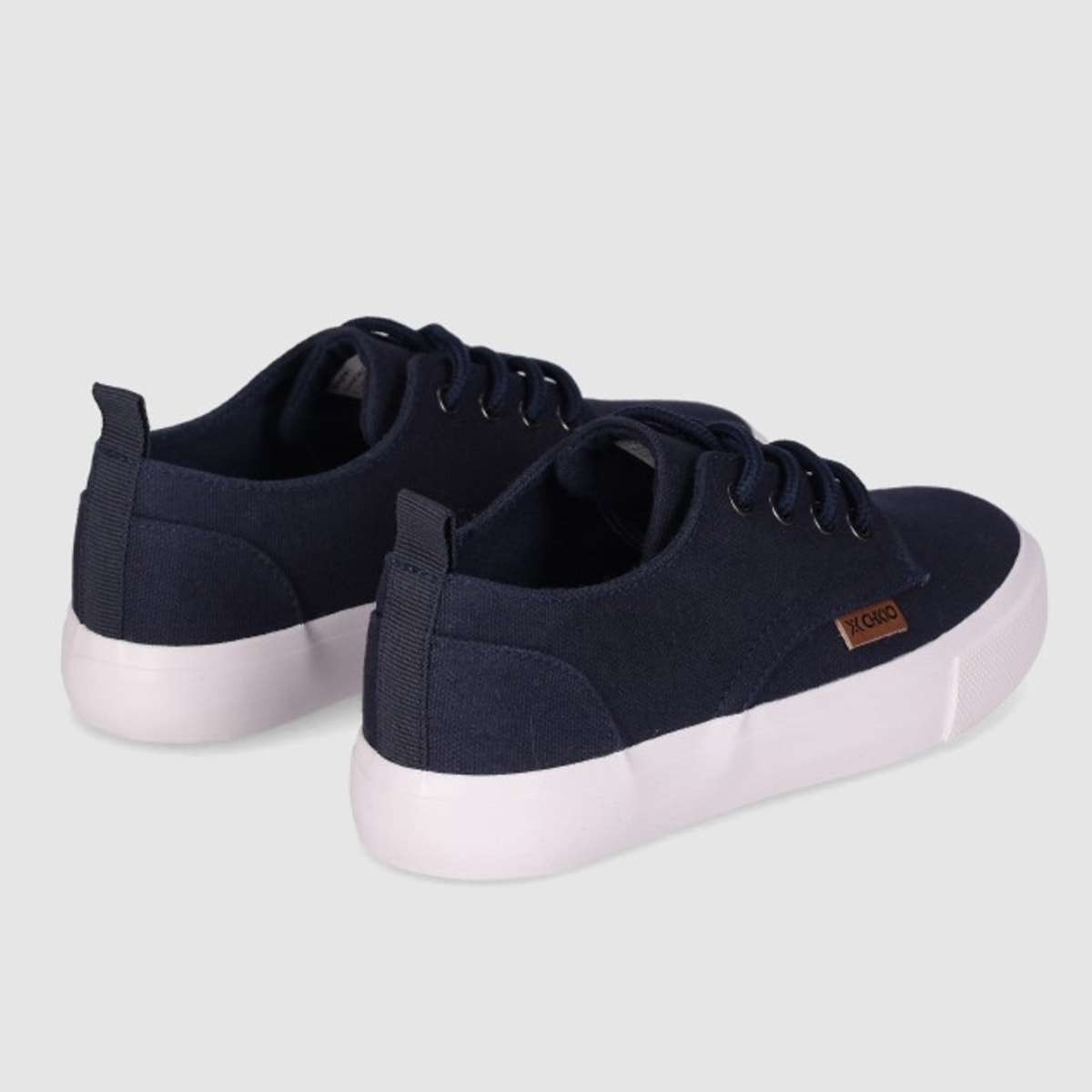 Deportivos de Tejido - Marino - Tacón: Bajo