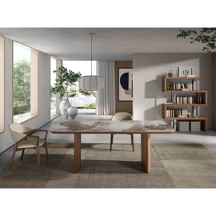 Silla de polipiel tapizada 57x58x80cm
