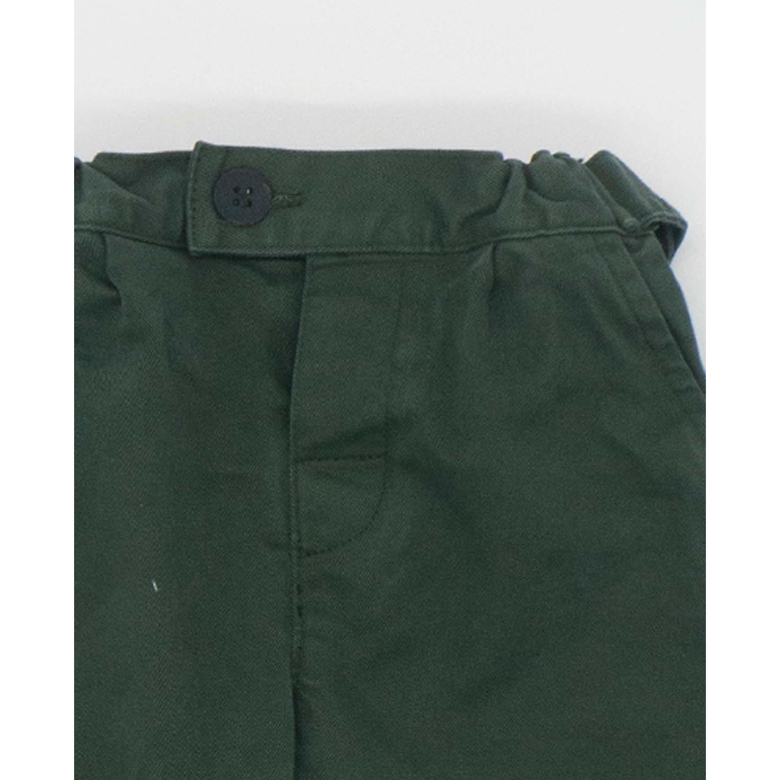 Pantalón sarga verde