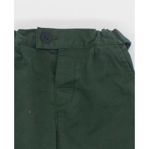 Pantalón sarga verde