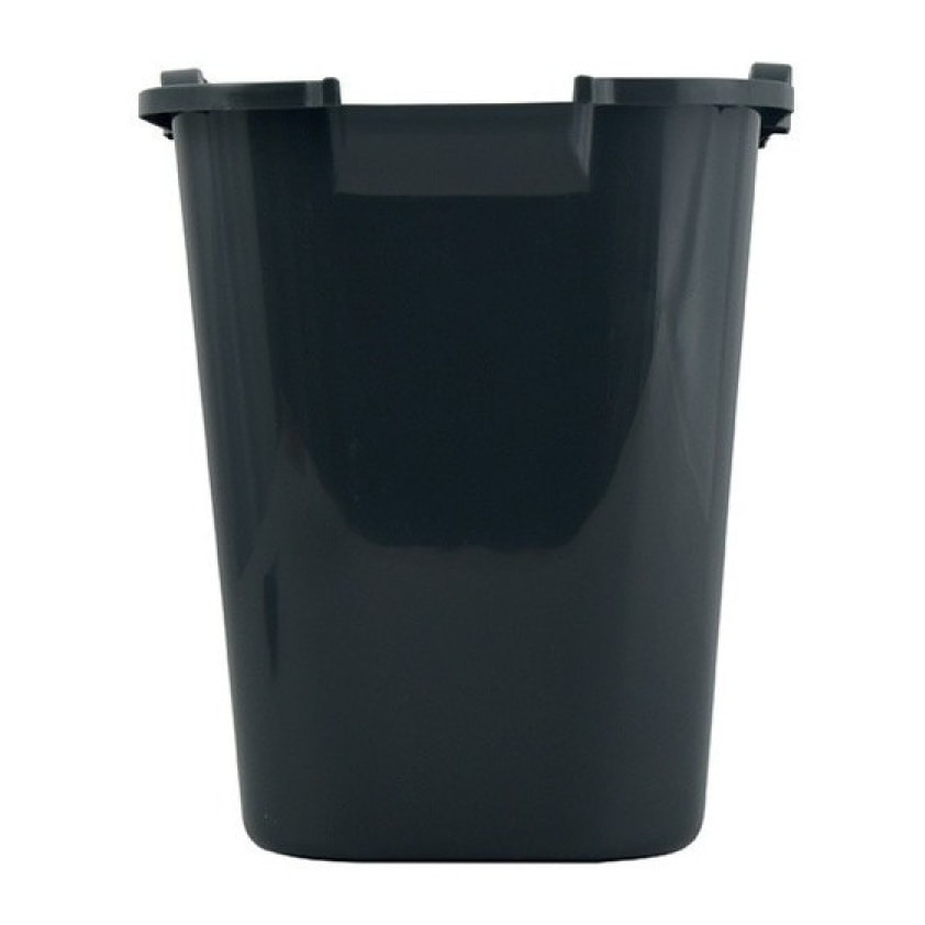 Seau rectangulaire 12L PP Gris MSV