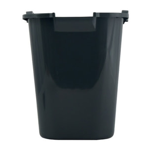 Seau rectangulaire 12L PP Gris MSV