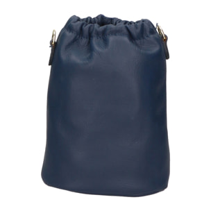 Borsa a sacca da donna - Modello Angela - Vera pelle - 16.0 x 20.0 x 7.0 cm