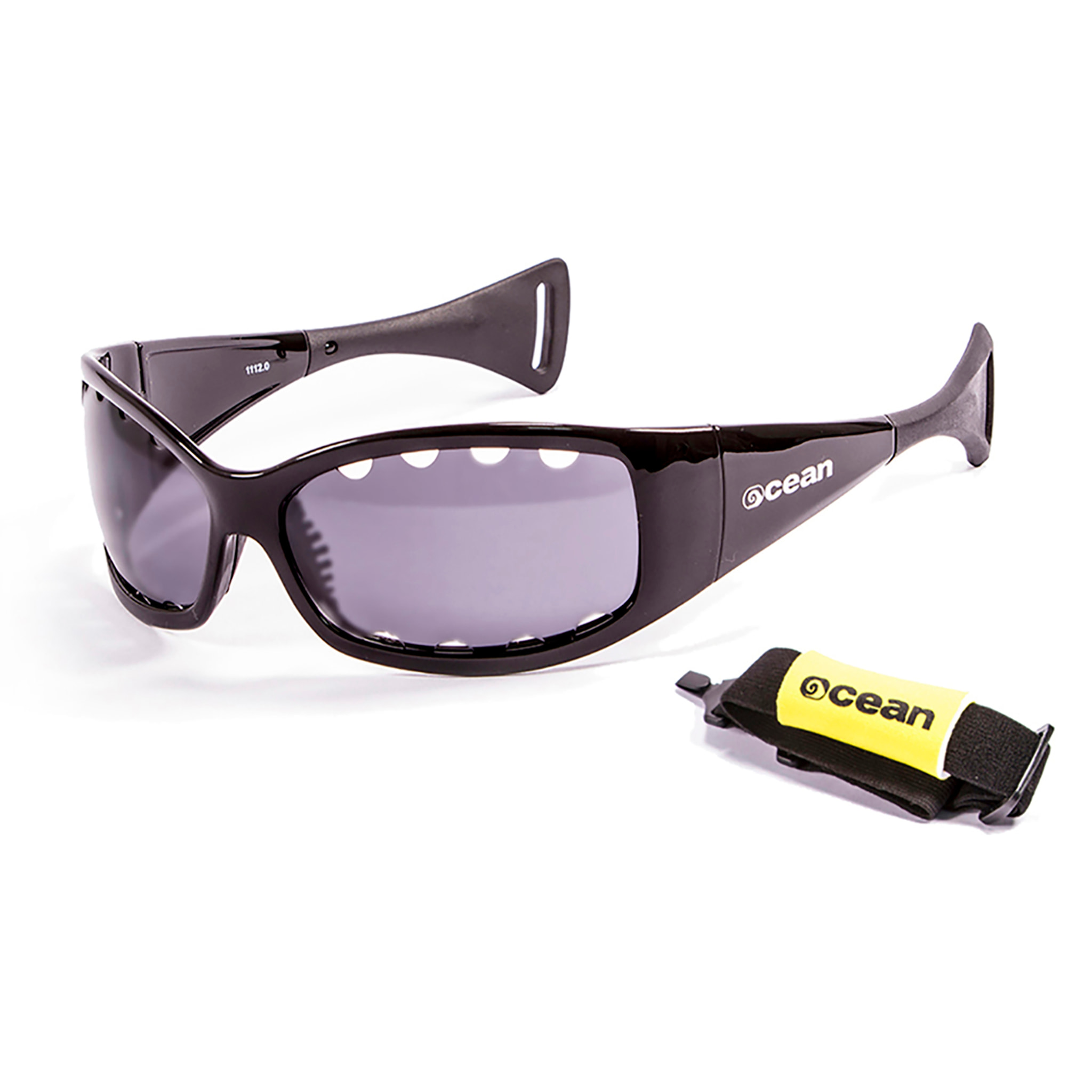 Gafas de deportes acuáticos OCEAN FUERTEVENTURA - Negro brillante / Ahumada