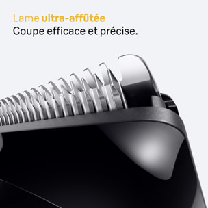 Braun Tondeuse À Barbe Series 5, + 2 Outils Pour Créer Son Style, 20 Longueurs, Lame Affûtée, BT5500, Noir
