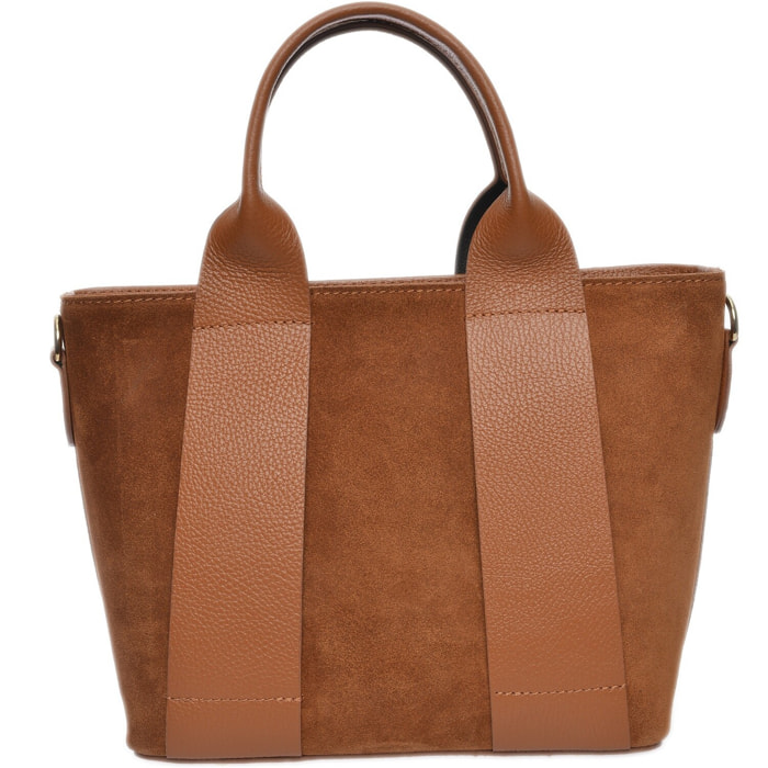 Borsa a mano Anna Luchini Cammello