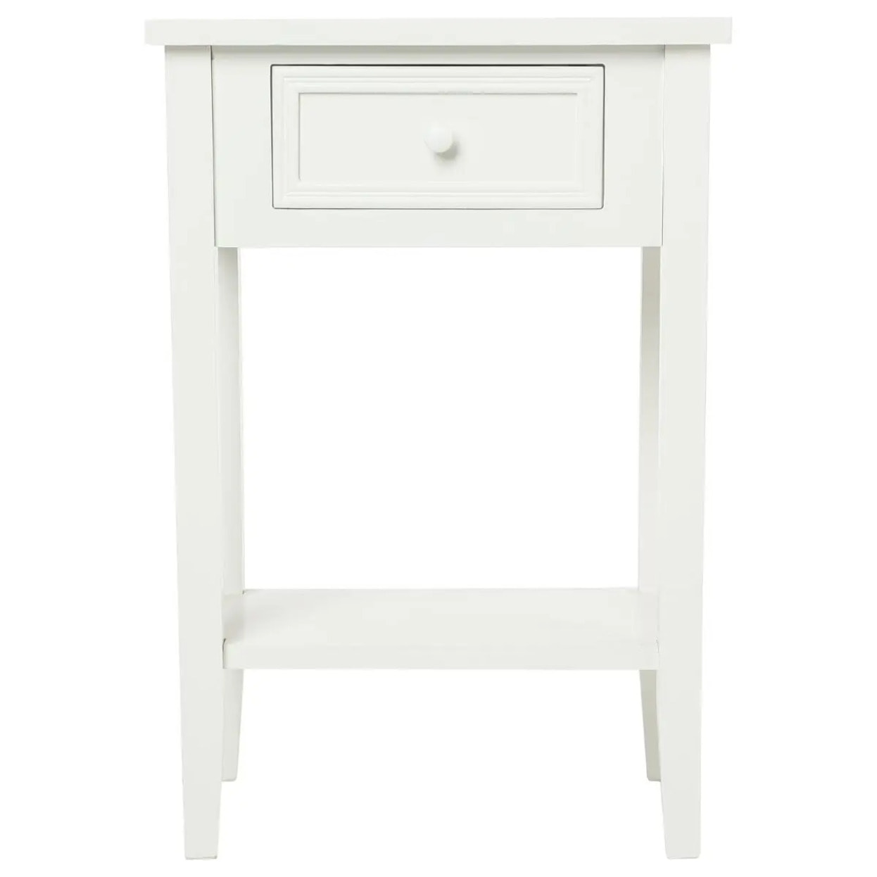 Table de chevet "Charme" blanche