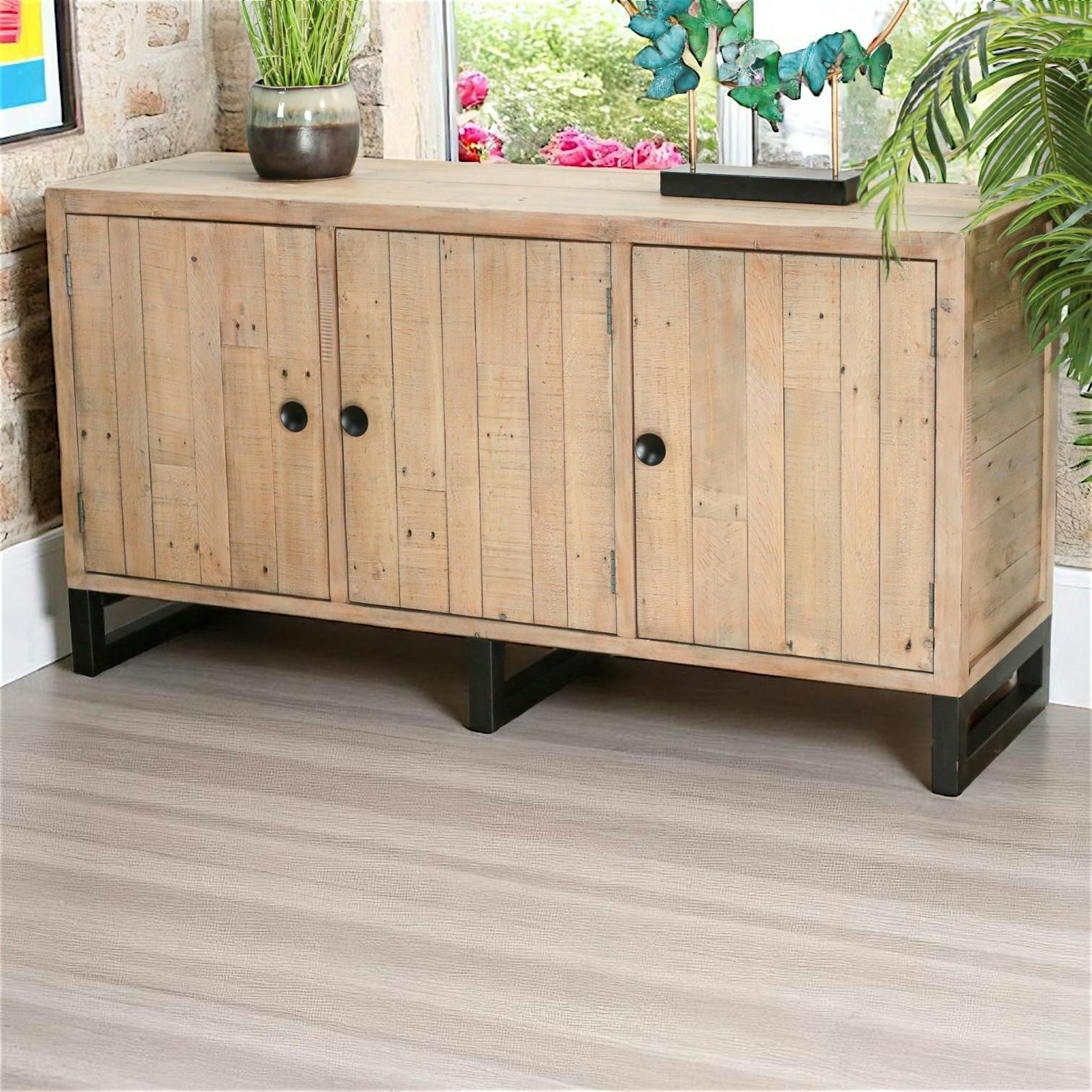 Buffet 3 portes bois recyclé AUCKLAND