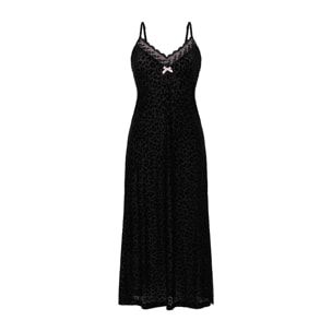 Camisón largo Negro