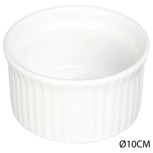 Ramequin céramique 9cm blanc