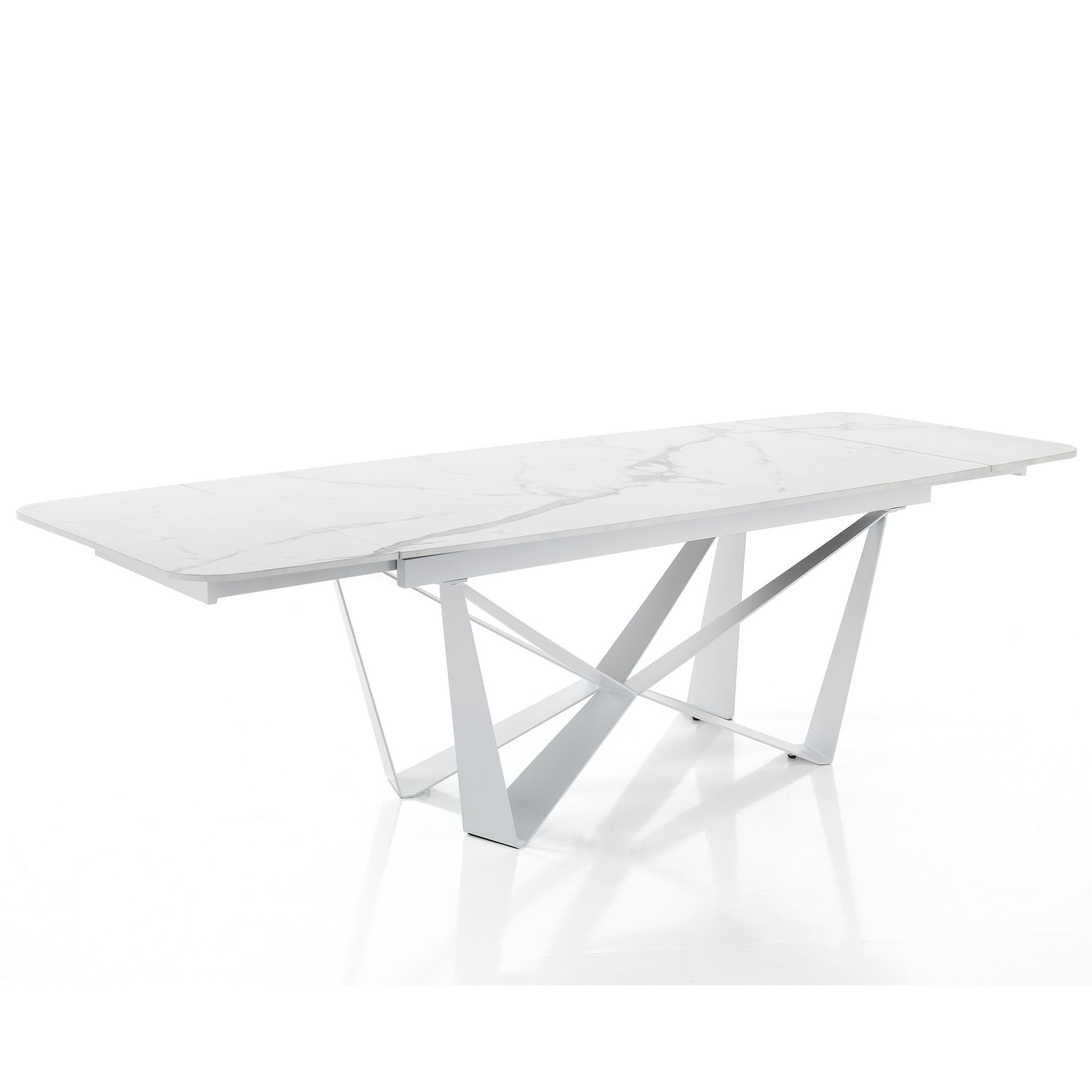 Tomasucci table extensible GRAM MATT WHITE MARBLE Multicolore