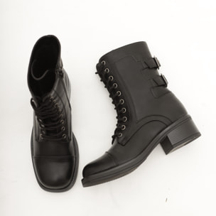 ANFIBIO CON FIBBIE POSTERIORI NERO