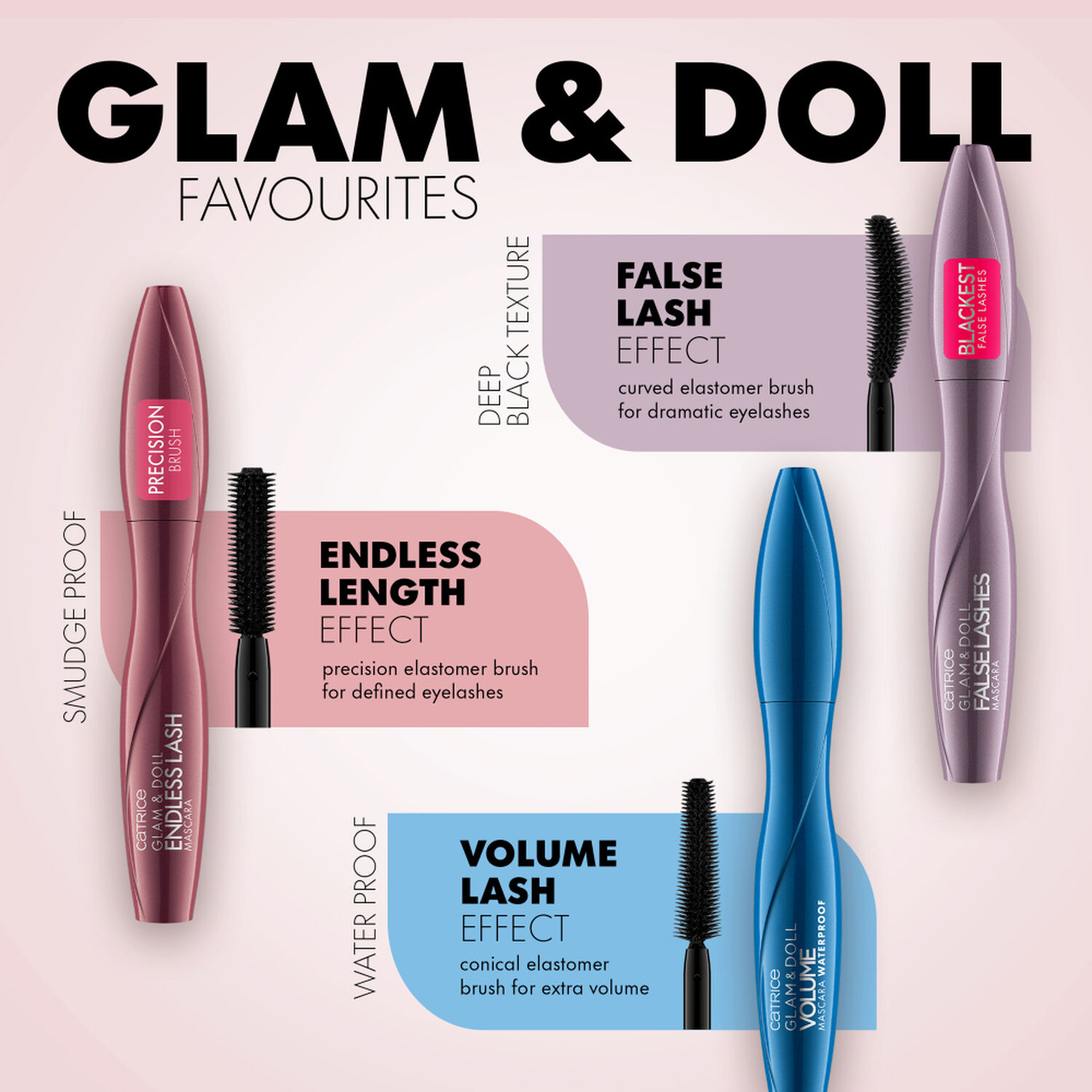 Glam & Doll - Mascara Volume Waterproof 10 ml