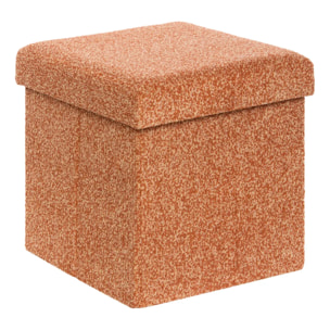Pouf Coffre Pliable Oxia 38x38cm Ambre