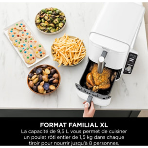 Friteuse sans huile NINJA Double STACK XL 9.5L SL400EUWH