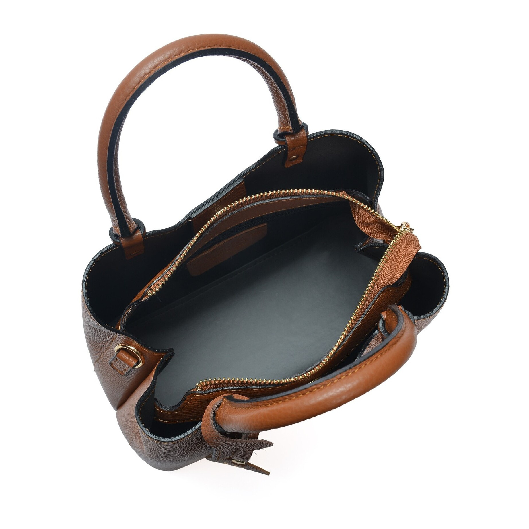 Borsa a mano Anna Luchini Cammello