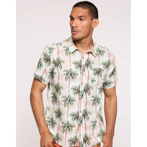 Camisa Manga Corta Blanco - Vegaspalm
