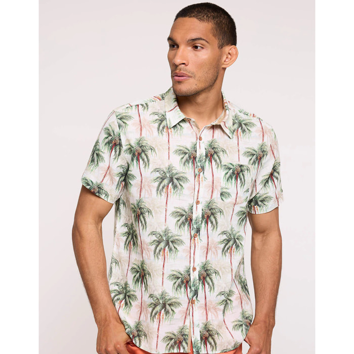 Camisa Manga Corta Blanco - Vegaspalm