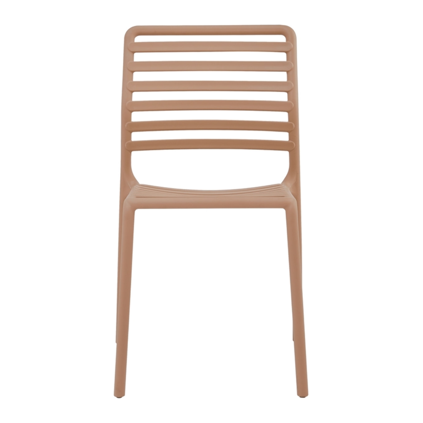 Set da 4 sedie da giardino in polipropilene tortora – Lagos