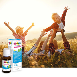 PEDIAKID - Vitamine D3 - 100% d'origine naturelle - Renforcement des défenses naturelles - Dès la naissance - Couvre 200% des apports journaliers recommandés - Lot de 2 produits