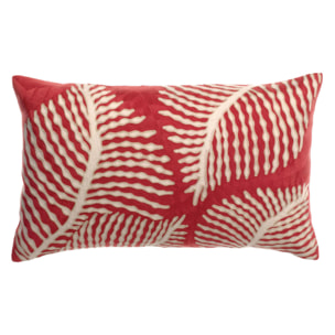 Coussin brodé Flora