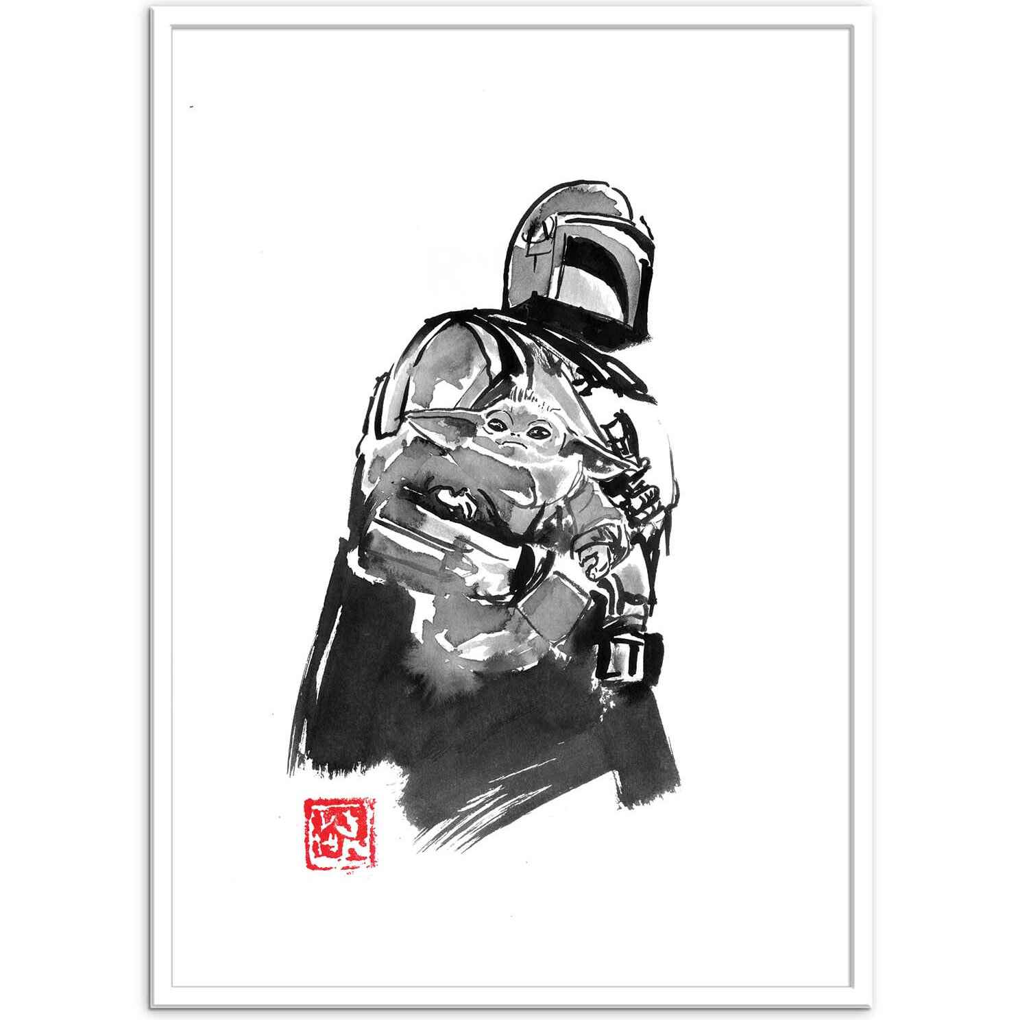Affiche - The Mandalorian Version 3 - Pechane Sumie