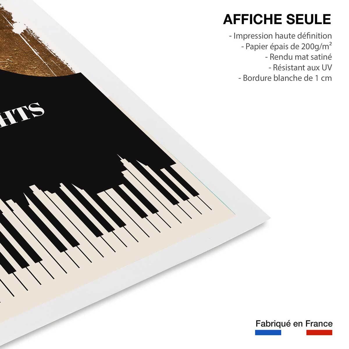 Poster new york jazz night Affiche seule