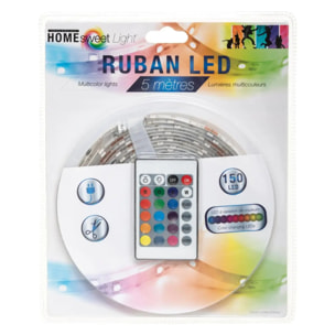 Ruban LED multicolore L500cm