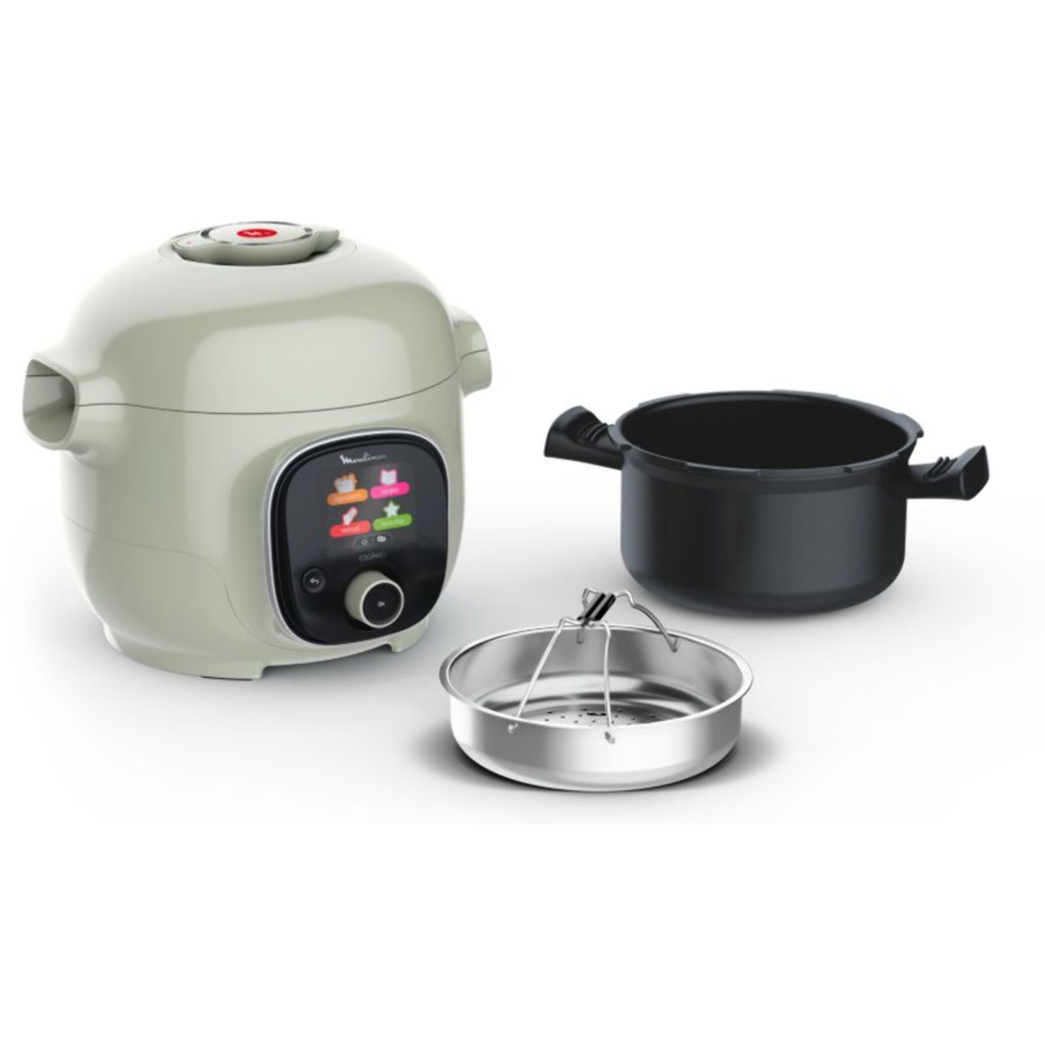 Cookeo MOULINEX CE88E310 vert mini 3 L, 6 modes de cuisson