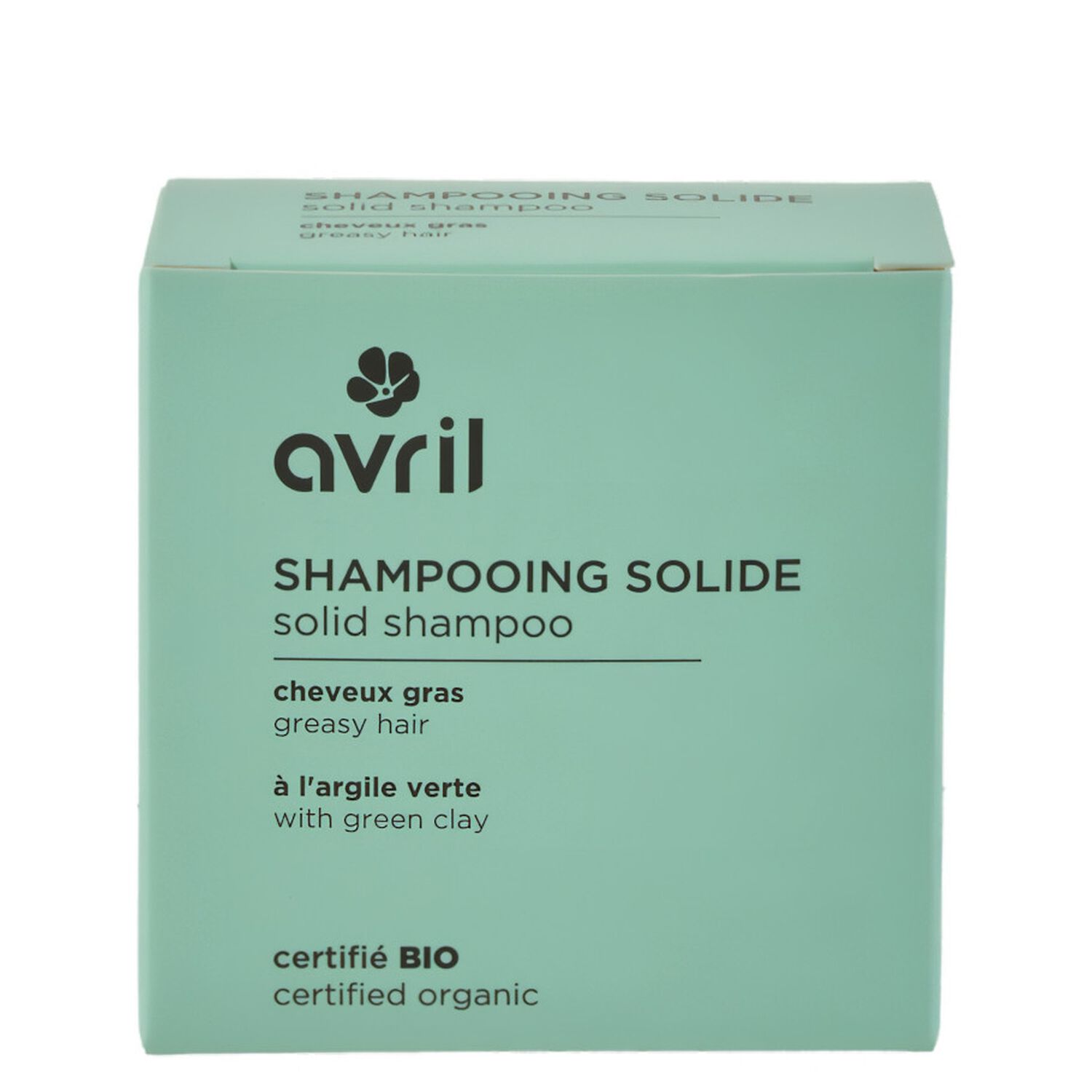 Shampooing solide Cheveux gras - Shampooing Solide Purifiant Cheveux Gras 60g - Certifié Bio