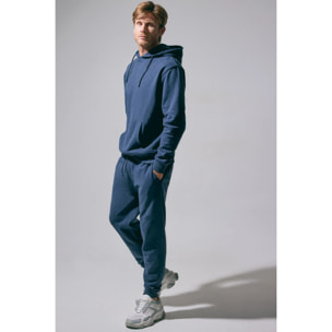 Pantalón deportivo hombre jogger con cintura ajustable azul marino