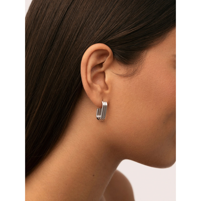 Pendientes Triple Urban Acero