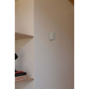 LUNE Lampada da parete piazza bianca