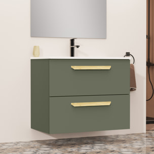 Conjunto de baño Melody, Alday, 80 cm, Verde Musgo