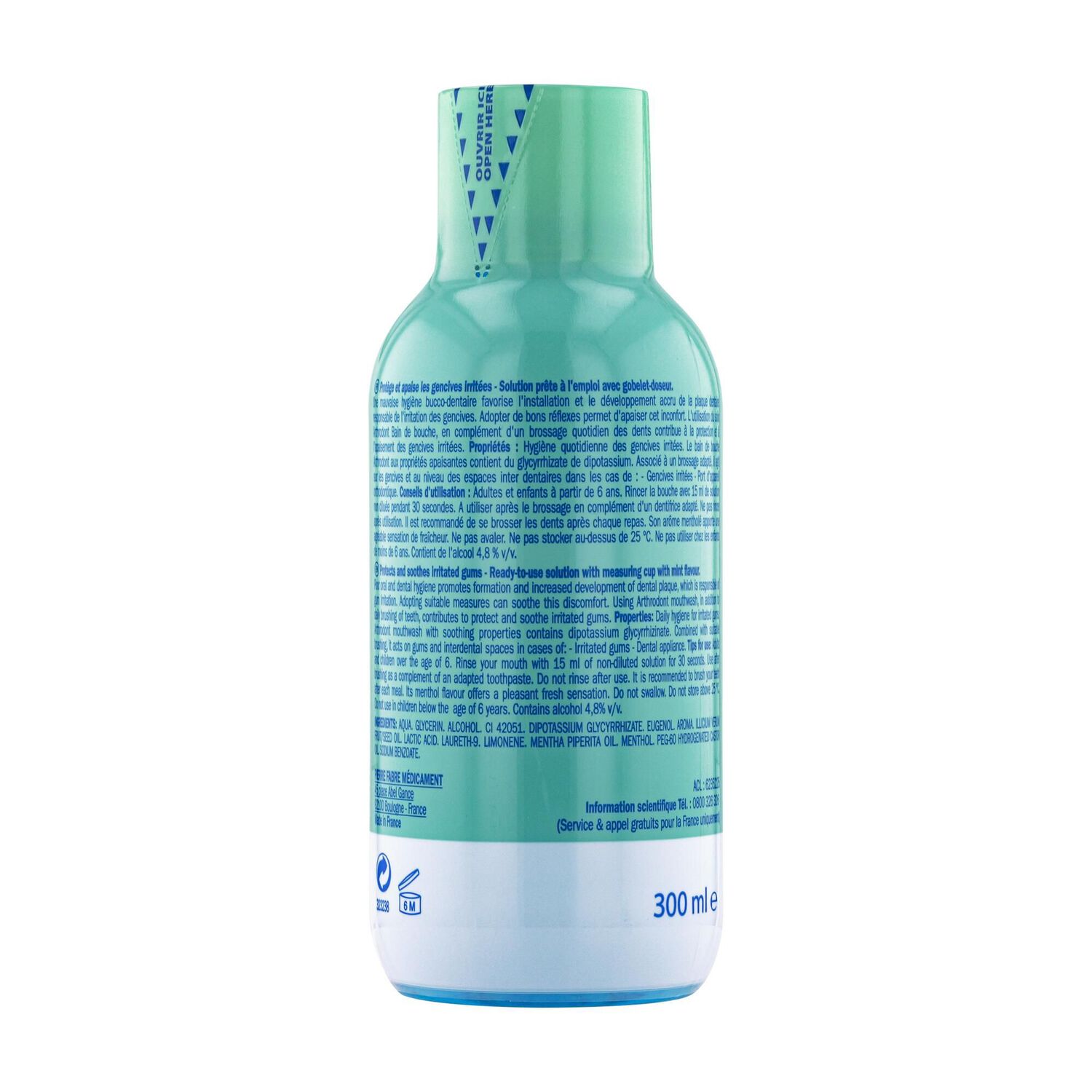 Arthrodont - Bain de Bouche Gencives Sensibles