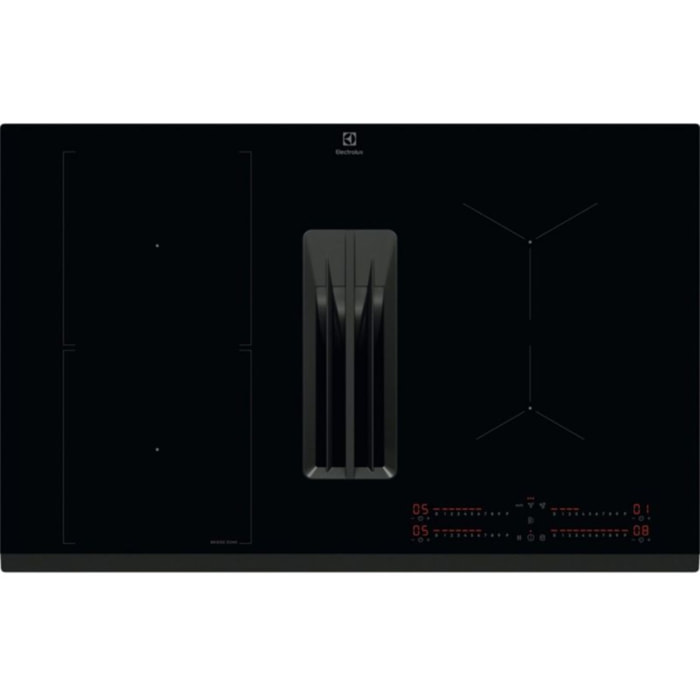 Plaque induction aspirante ELECTROLUX KCC8344 - Hotte intégrée 80cm