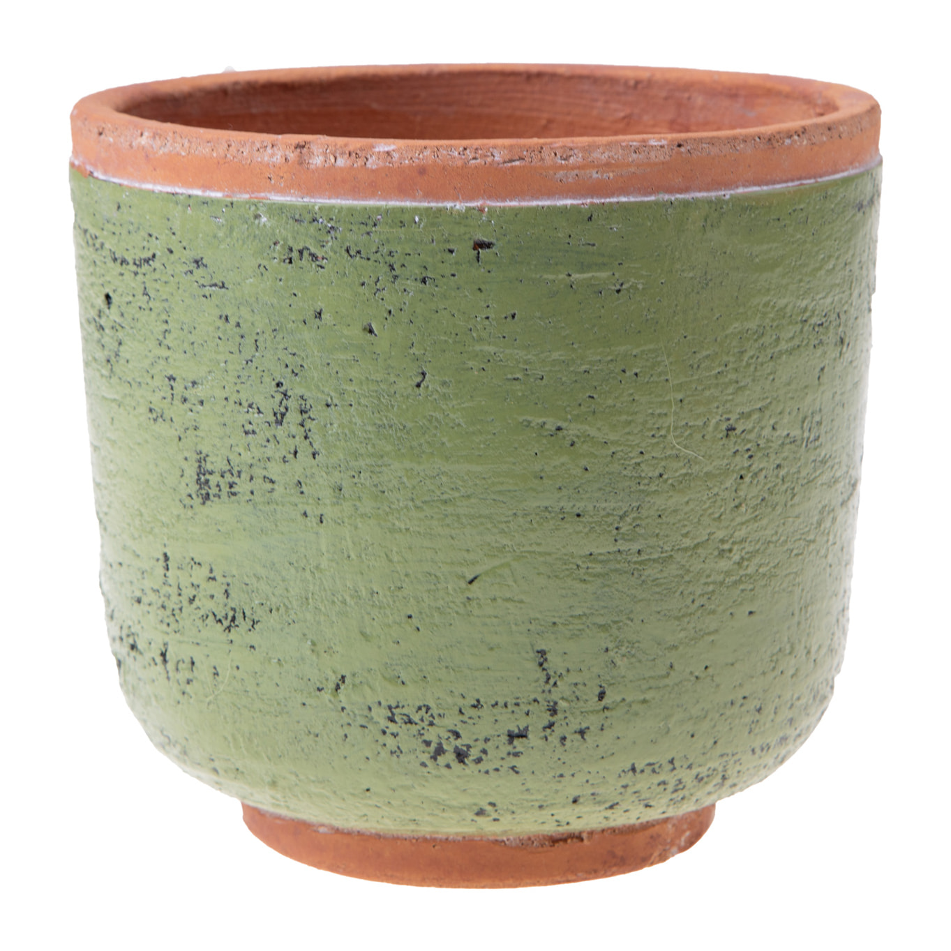 Cachepot Diametro 18Xh.16,5 Cm - Pezzi 3 - 18X16,5X18cm - Colore: Verde - Bianchi Dino - Decori Casa E Complementi